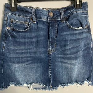 American eagle jean skirt